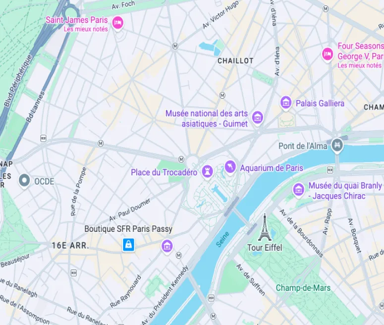 Plan d’accès au cabinet
